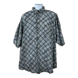 Chereskin Men Casual Shirt Buttons Down Silk Sz XXL